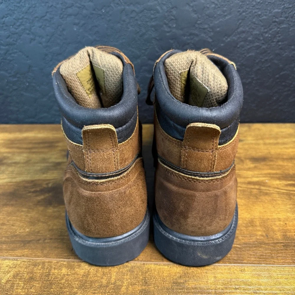 Ozark Trail Javelin 254422939 Brown Genuine Leather‎ Hiking Boots Mens Size 9.5